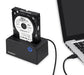 Simplecom SD326 storage drive docking station USB 3.2 Gen 1 (3.1 Gen 1) Type-B Black