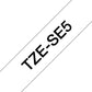 Brother TZE-SE5 label-making tape Black on white TZ/TZe