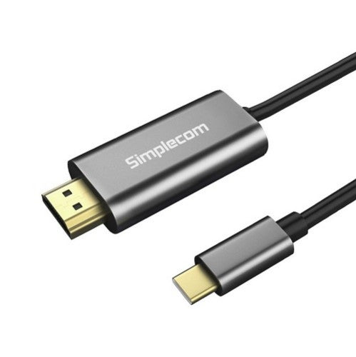 Simplecom DA321 video cable adapter 1.8 m USB Type-C HDMI Type A (Standard) Black