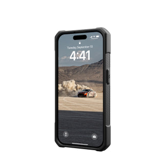 Urban Armor Gear Monarch Kevlar mobile phone case 15.5 cm (6.1") Cover Black