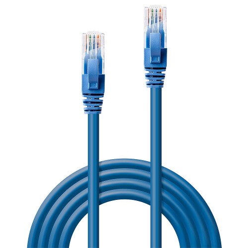 Lindy 2m Cat.6 U/UTP Network Cable, Blue