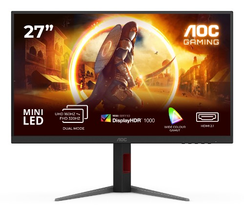 AOC G4 U27G4XM computer monitor 68.6 cm (27") 3840 x 2160 pixels 4K Ultra HD LED Black, Red