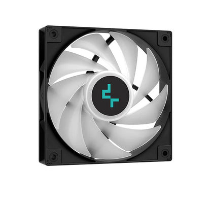 DeepCool AG400 ARGB Processor Air cooler 12 cm Black, Metallic 1 pc(s)