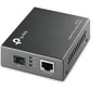 TP-Link MC220L network media converter 1000 Mbit/s Multi-mode, Single-mode Black