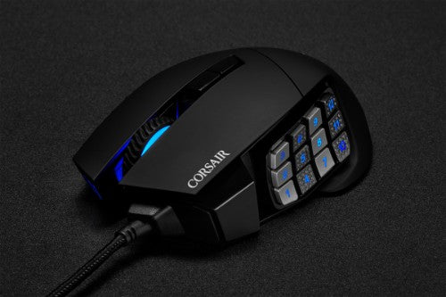 Corsair SCIMITAR RGB ELITE mouse Gaming Right-hand USB Type-A Optical 18000 DPI