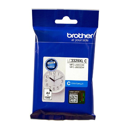 Brother LC3329XLC ink cartridge 1 pc(s) Original High (XL) Yield Cyan