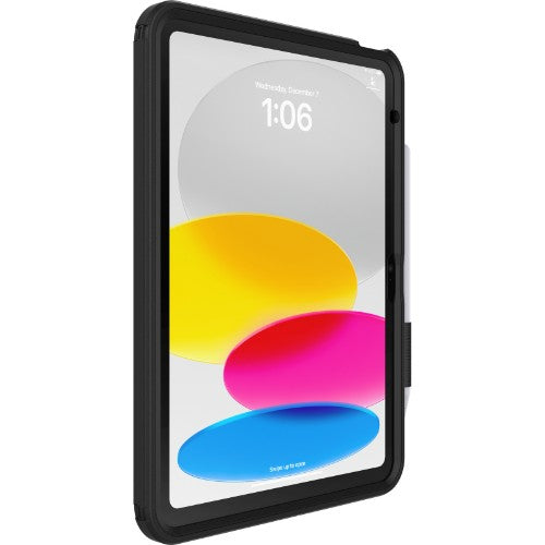 OtterBox Defender Kickstand Case for iPad 10th gen, Shockproof, Ultra-Rugged Protective Case with built in Screen Protector, 2x Tested to Military Standard, Black