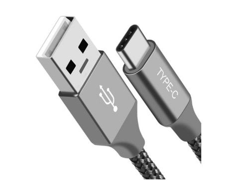 Astrotek AT-USBTYPEC-S1 USB cable 1 m USB 3.2 Gen 1 (3.1 Gen 1) USB A USB C Black, Silver
