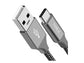 Astrotek AT-USBTYPEC-S1 USB cable 1 m USB 3.2 Gen 1 (3.1 Gen 1) USB A USB C Black, Silver