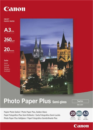 Canon SG-201 Semi-Gloss Photo Paper Plus A3 - 20 Sheets
