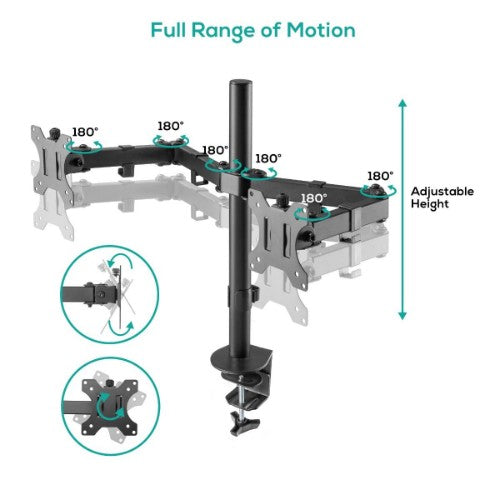MBeat activiva ErgoLife 81.3 cm (32") Clamp Black