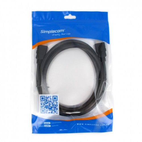 Simplecom CAH430 HDMI cable 3 m HDMI Type A (Standard) 3 x HDMI Type A (Standard) Black