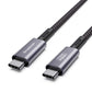 Simplecom CA612 USB cable USB4 Gen 3x2 1.2 m USB C Black