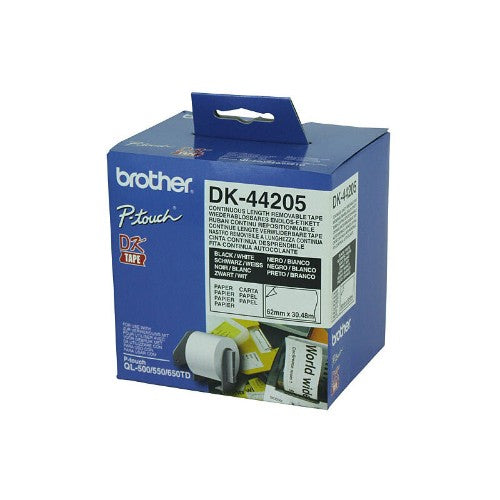Brother White Removable Paper Tape