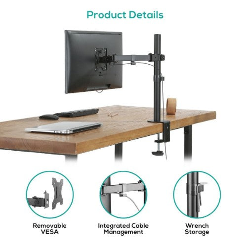 MBeat activiva ErgoLife 81.3 cm (32") Clamp Black