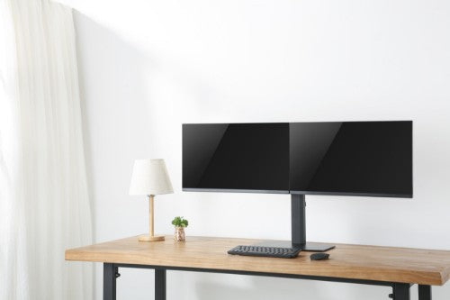 Brateck LDS-22T02 monitor mount / stand 68.6 cm (27") Freestanding Black