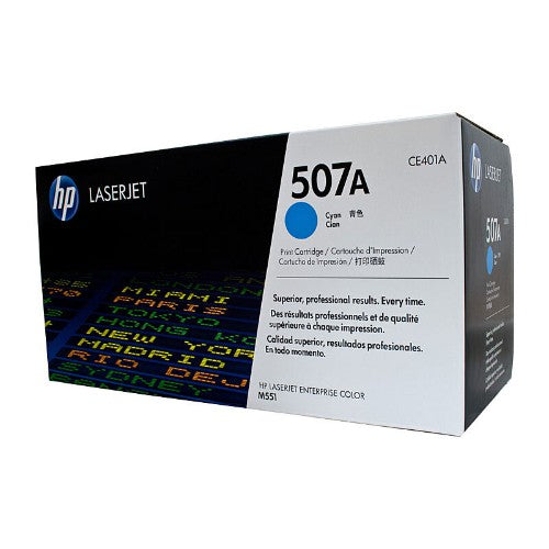 HP 507A Cyan Original LaserJet Toner Cartridge
