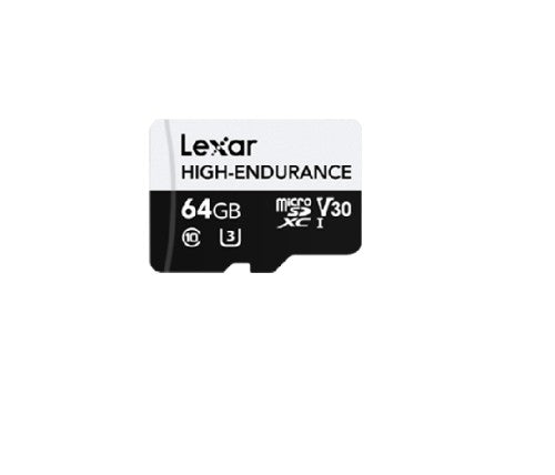 Lexar High-Endurance 64 GB MicroSDXC UHS-I Class 10