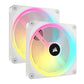 Corsair iCUE LINK QX140 RGB Computer case Fan 14 cm White 2 pc(s)