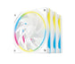 DeepCool FL12 SE WH 3-in-1 Computer case Fan 12 cm White 3 pc(s)