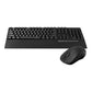 Rapoo X1960 keyboard Mouse included RF Wireless Black