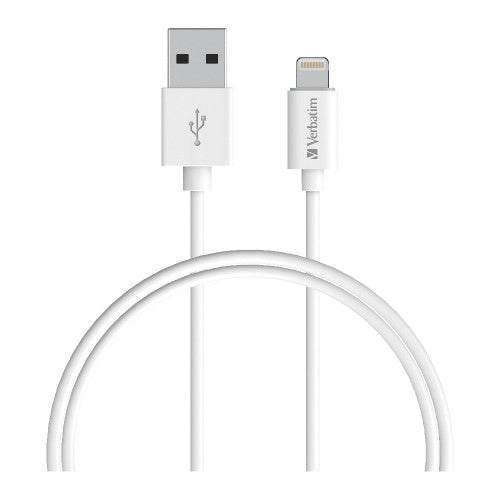 Verbatim 66581 lightning cable 1 m White