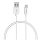 Verbatim 66581 lightning cable 1 m White