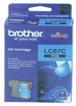 Brother LC67C ink cartridge Original Cyan