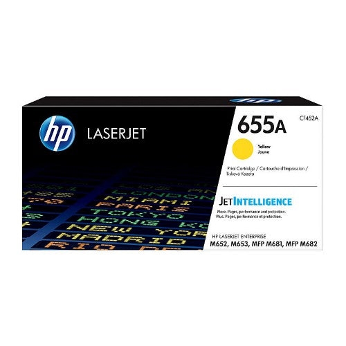 HP 655A Yellow Original LaserJet Toner Cartridge