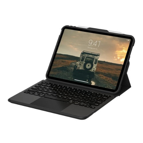 Urban Armor Gear Rugged Bluetooth Detachable Keyboard with Trackpad & backlit Keys iPad 10.9" (10th Gen, 2022) Case