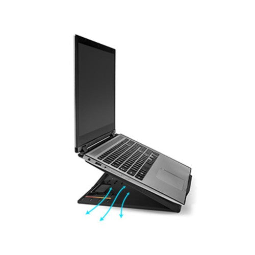 Kensington SmartFit® Easy Riser™ Go Adjustable Ergonomic Riser for up to 17” Laptops – Black