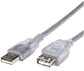 Astrotek 1.8m USB 2.0 A/B Cable USB cable USB A Transparent