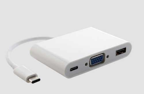 Astrotek AT-CMVGAUSBCF laptop dock/port replicator White