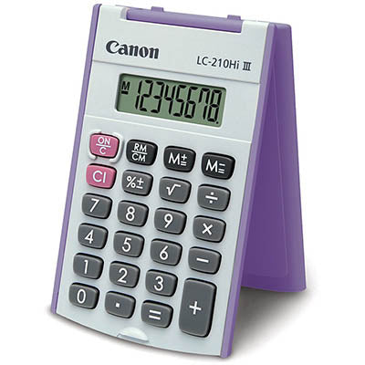 Canon LC-210L calculator Pocket Display Grey