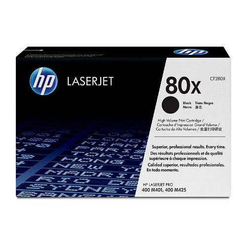 HP 80X High Yield Black Original LaserJet Toner Cartridge