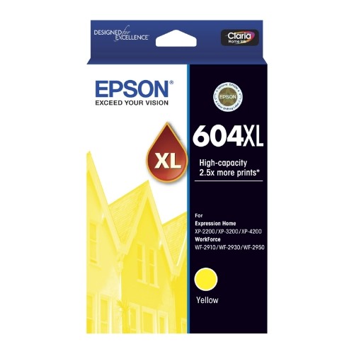 Epson 604XL ink cartridge 1 pc(s) Original High (XL) Yield Yellow
