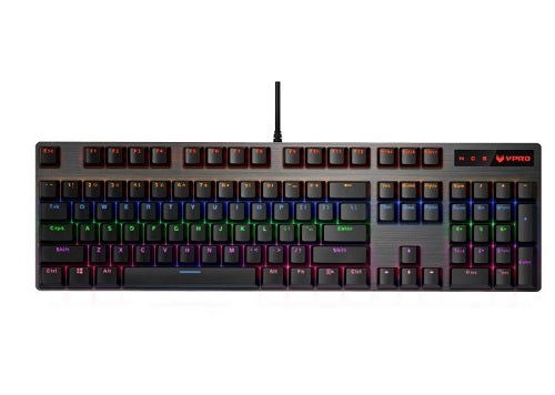 Rapoo V500 Pro keyboard Gaming USB QWERTY English Black