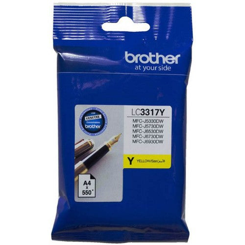 Brother LC3317Y ink cartridge 1 pc(s) Original High (XL) Yield Yellow