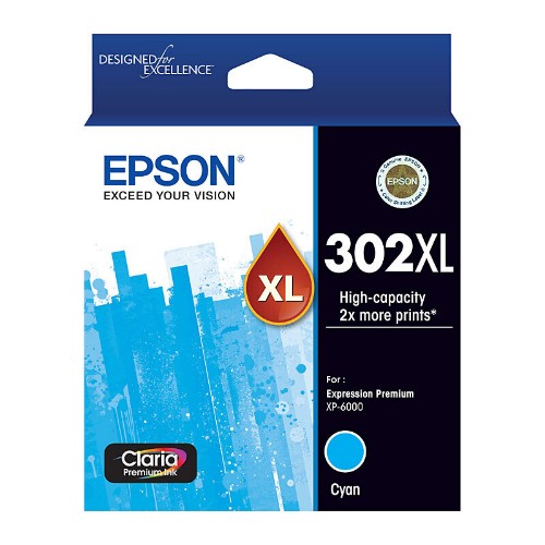 Epson 302XL ink cartridge High (XL) Yield Cyan
