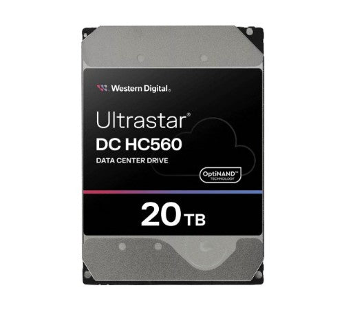 Western Digital Ultrastar DC HC560 internal hard drive 20 TB 7200 RPM 512 MB 3.5" Serial ATA