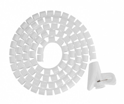 Brateck HC-15-W cable organizer Universal Cable sleeve White 1 pc(s)