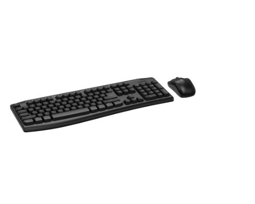 Rapoo X1800Pro keyboard Mouse included Universal RF Wireless QWERTY English Black