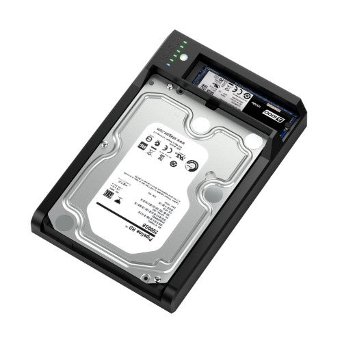 Simplecom SD570 storage drive docking station USB 3.2 Gen 2 (3.1 Gen 2) Type-C Black
