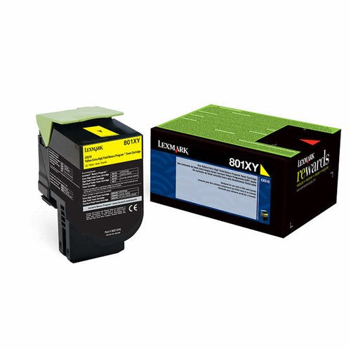 Lexmark 78C6XYE toner cartridge 1 pc(s) Yellow