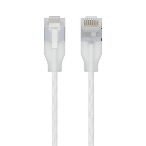 Ubiquiti UACC-Cable-Patch-EL-C6A-0.15M-W-24 networking cable Translucent, White Cat6a