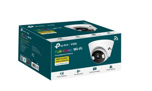 TP-Link VIGI 4MP Full-Color Wi-Fi Turret Network Camera