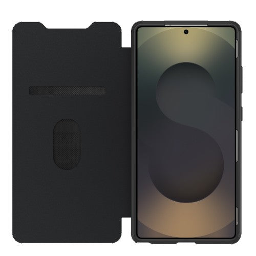 OtterBox React Folio Series for Samsung Galaxy S25 Ultra, transparent/black
