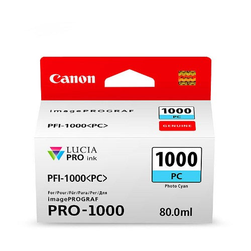 Canon PFI-1000PC Photo Cyan Ink Cartridge
