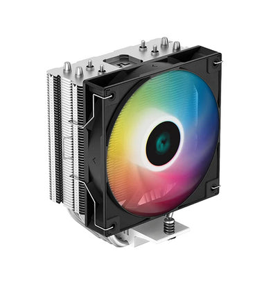 DeepCool AG400 ARGB Processor Air cooler 12 cm Black, Metallic 1 pc(s)