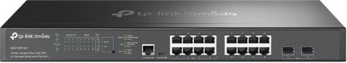 TP-Link Omada 16-Port 2.5G and 2-Port 10GE SFP+ L2+ Managed Switch with 8-Port PoE+